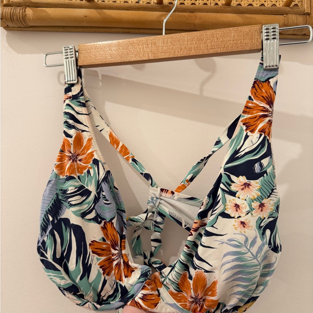 Roxy Multicolor Floral Bikini Set